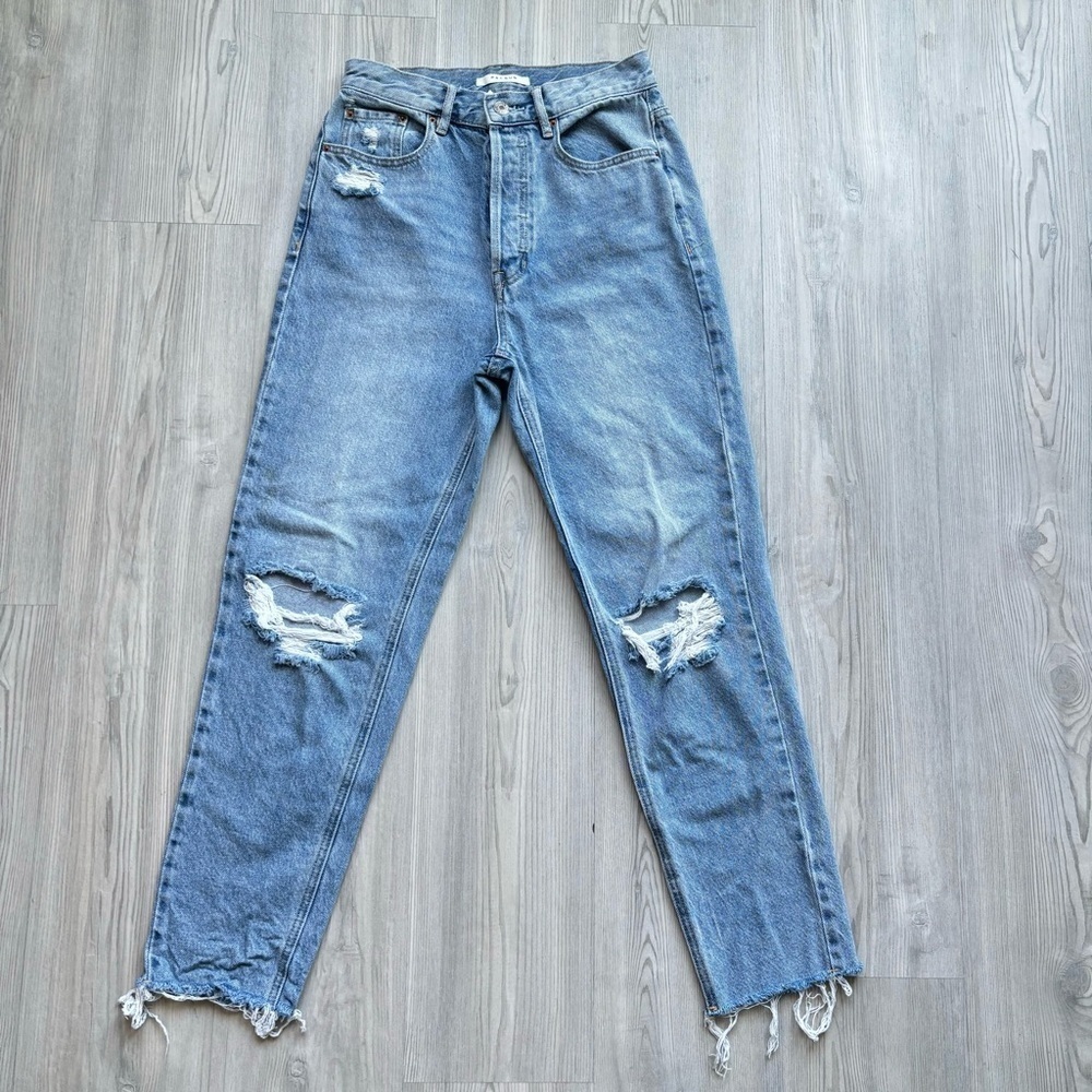 Pacsun Ultra High Rise Slim Ripped Jeans Women